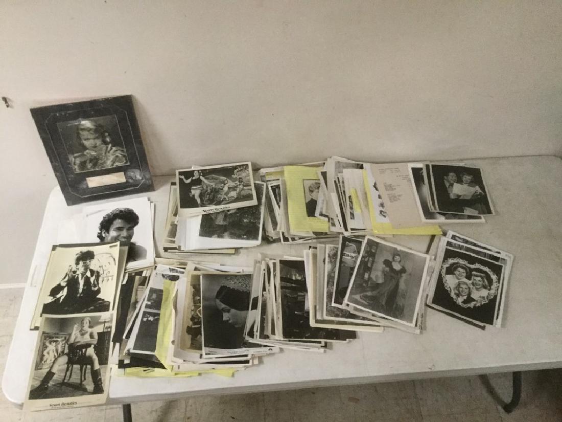 BOXLOT OF 100'S OF VINTAGE MOVIE PRESS PHOTOGRAPHS AND (1 of 9)