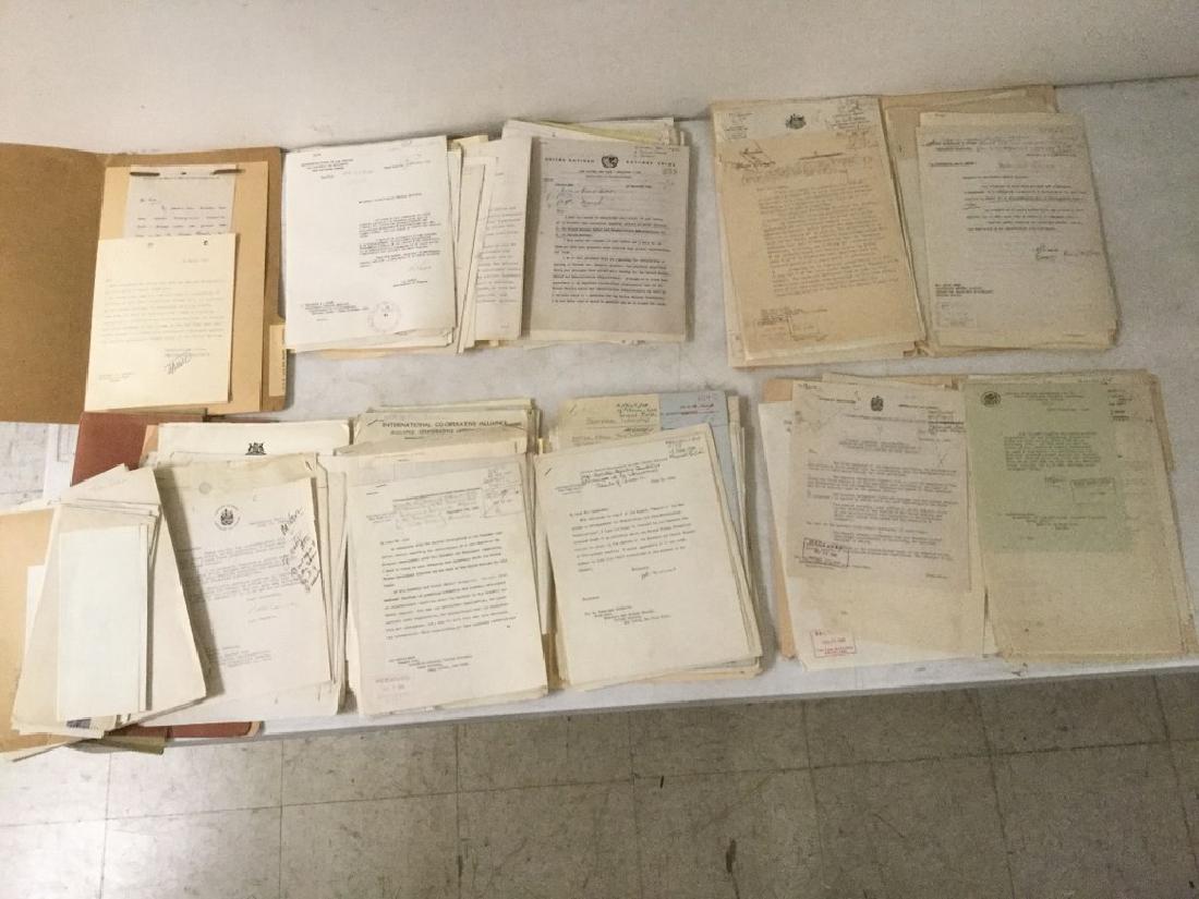 HUGE 1940'S UNITED NATIONS ARCHIVE OF SIGNED (1 of 10)