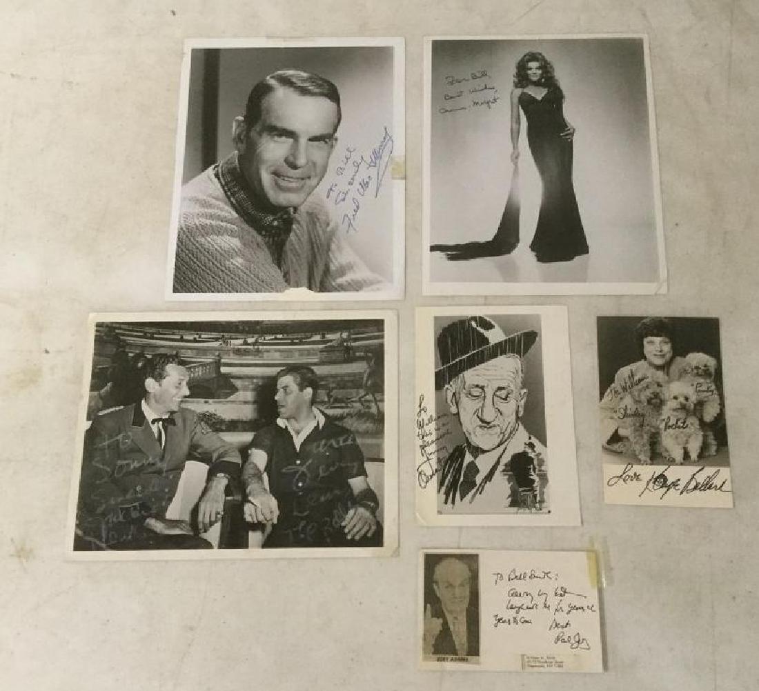 CELEBRITY AUTOGRAPH LOT TO INCLUDE SIGNED 8" X 10" (1 of 6)