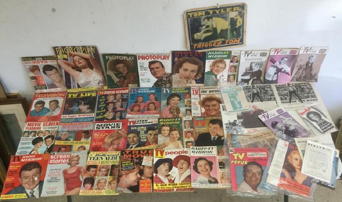LOT OF OLDER MOVIE AND TELEVISION EPHEMERA INCLUDING (1 of 6)
