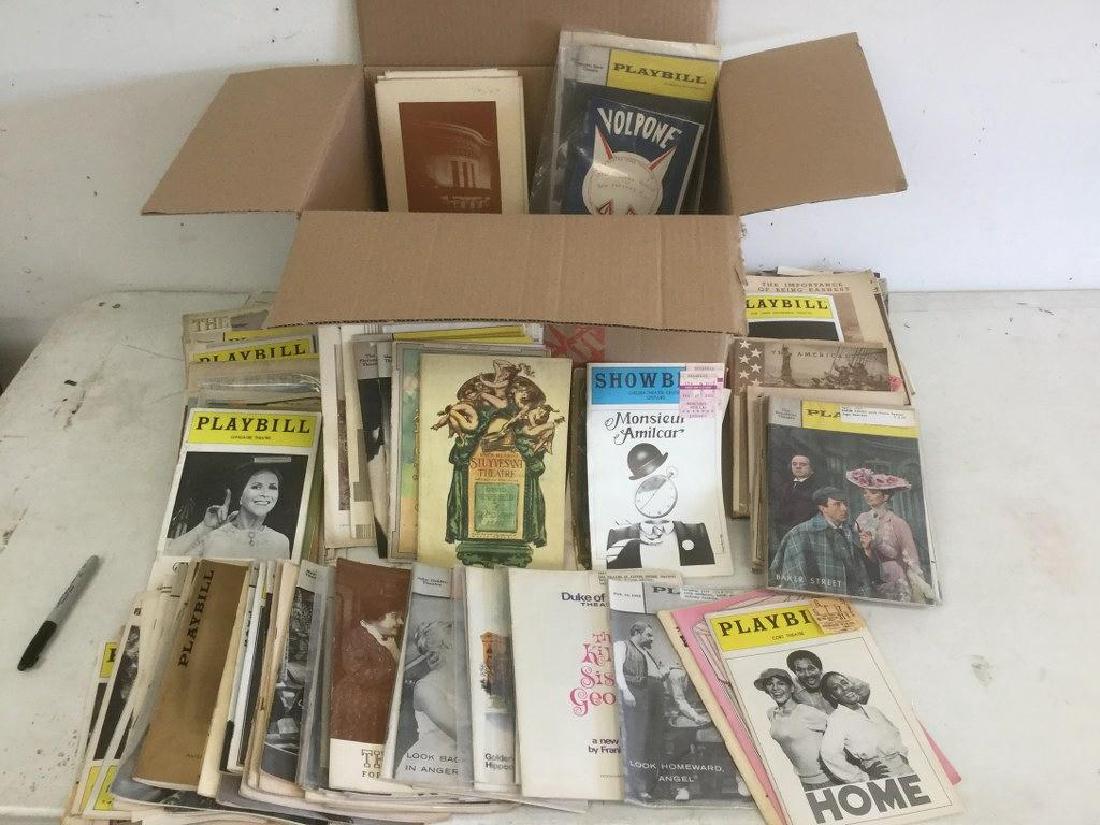 LARGE LOT OLDER PLAYBILLS AND THEATRE RELATED PROGRAMS. (1 of 3)
