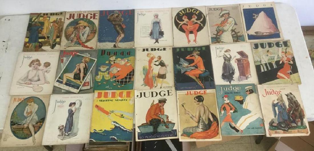 21 JUDGE MAGAZINES FROM 1919 TO 1930 - SOME WONDERFUL (1 of 5)