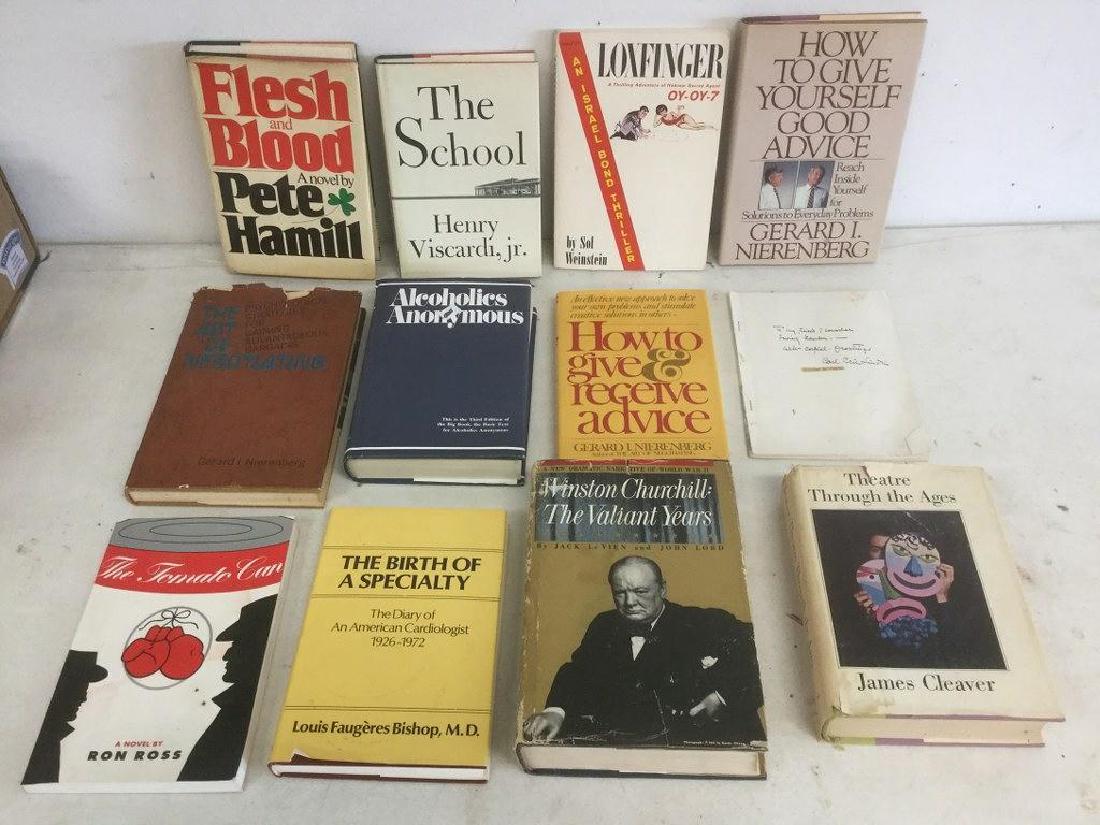 FLOYD PATTERSON ESTATE - LOT OF 12 ASSORTED BOOKS, ALL (1 of 4)