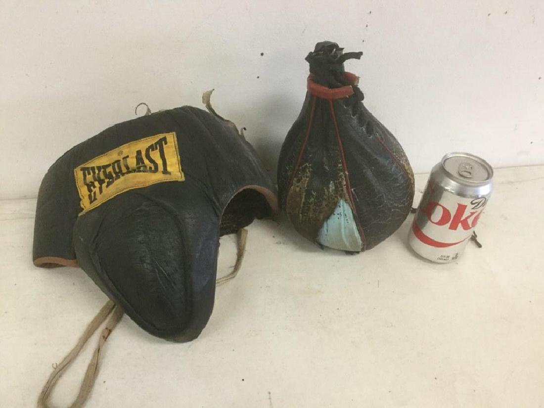 FLOYD PATTERSON ESTATE - PUNCHING BAG AND EVERLAST (1 of 4)