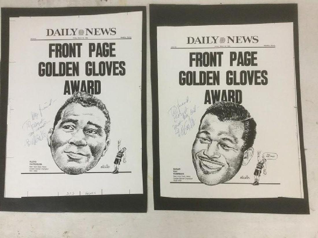 FLOYD PATTERSON ESTATE - TWO DAILY NEWS FRONT PAGE (1 of 3)