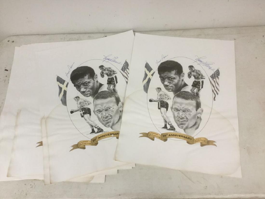 FLOYD PATTERSON ESTATE - LOT OF 10 30TH ANNIVERSARY (1 of 2)