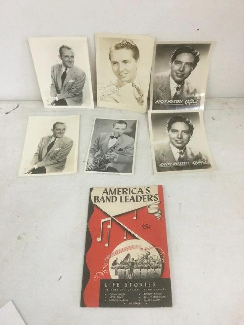 GLENN MILLER SIGNED AMERICA'S BAND LEADERS BOOK, (1 of 3)