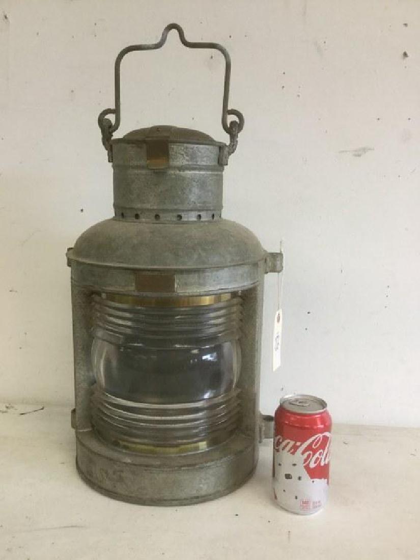 PERKINS MARINE LAMP, PERKO NAUTICAL LANTERN, GALVENIZED (1 of 2)