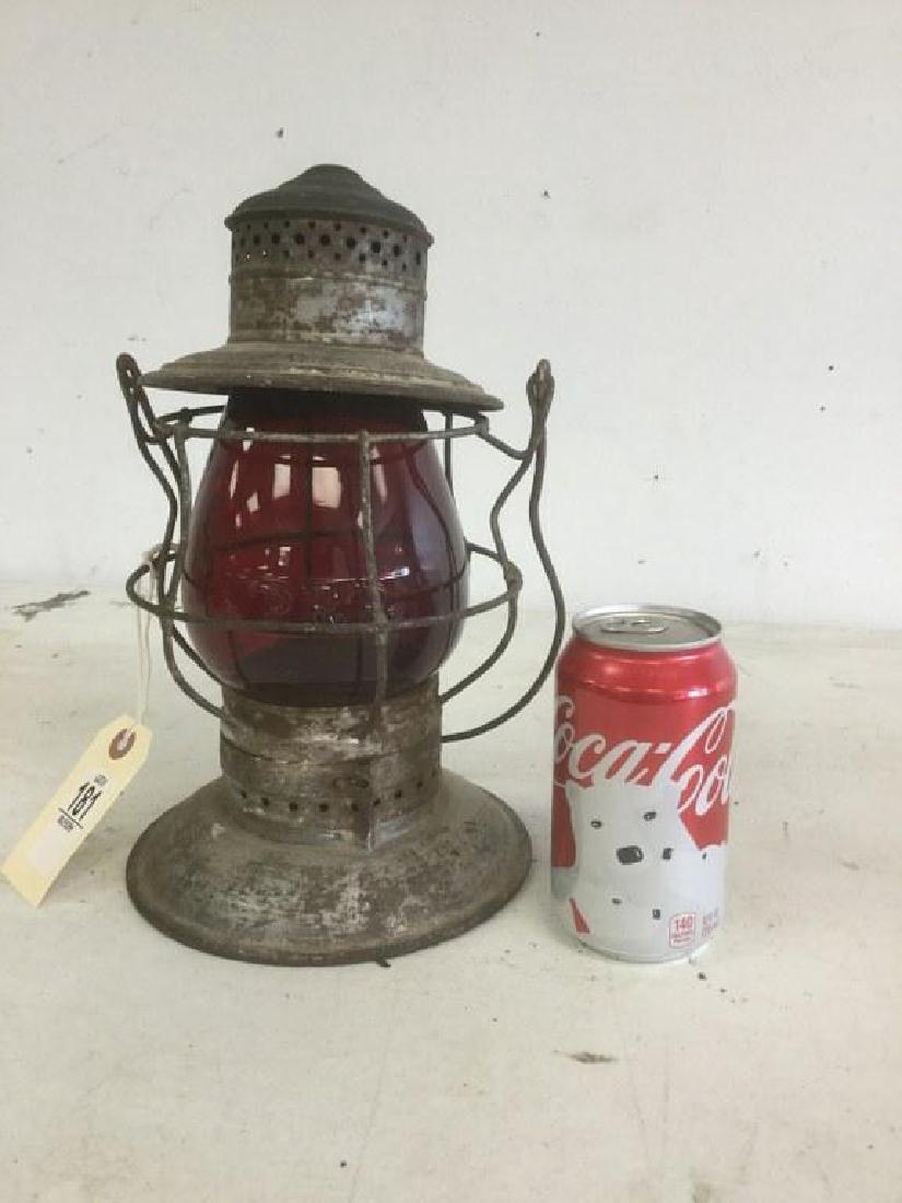 PENNSYLVANIA RR LANTERN, MARKED ON LANTERN "PRR", MADE (1 of 2)