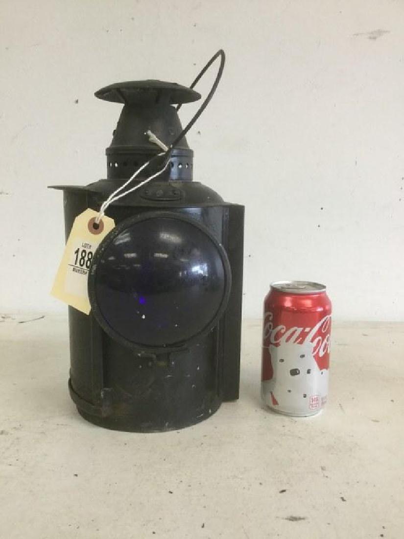 ADLAKE UNION PACIFIC RR LANTERN - MARKED UP" ON THE TOP (1 of 2)