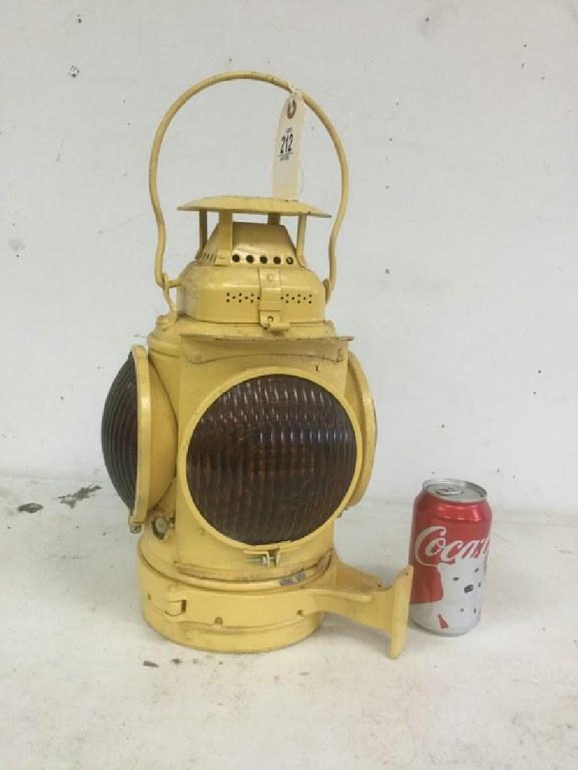 ADLAKE NON-SWEATING LANTERN, GLASS LENSES INTACT. (1 of 2)