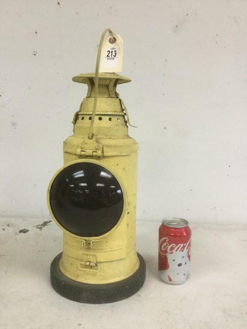 DRESSEL RR LANTERN, ELECTRIFIED, MEASURES 16-1/2" HIGH, (1 of 2)