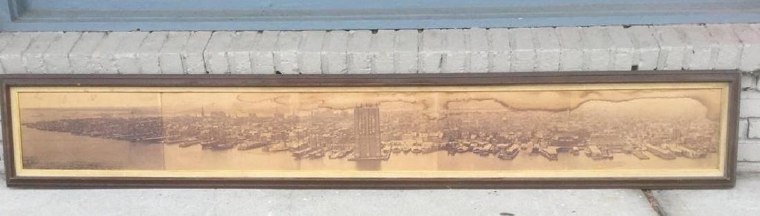 RARE JOSHUA H BEAL 89" PANORAMIC PHOTOGRAPH OF (1 of 10)