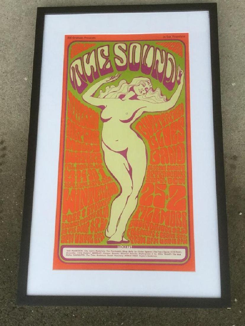 ROCK POSTER-BUTTERFIELD BLUES BAND, JEFFERSON AIRPLANE, (1 of 2)