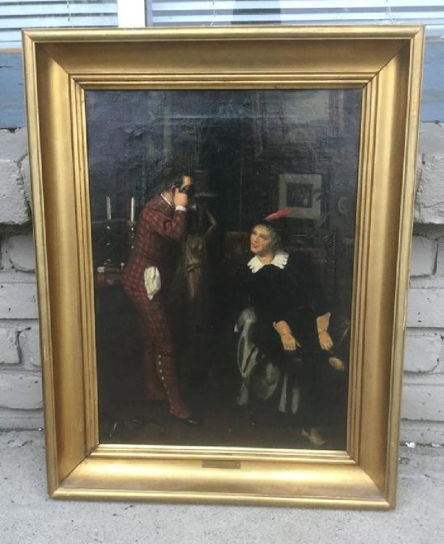 GUSTAV VERMEHREN O/C MAN WITH MASQUERADE MASK ON, WOMAN (1 of 4)