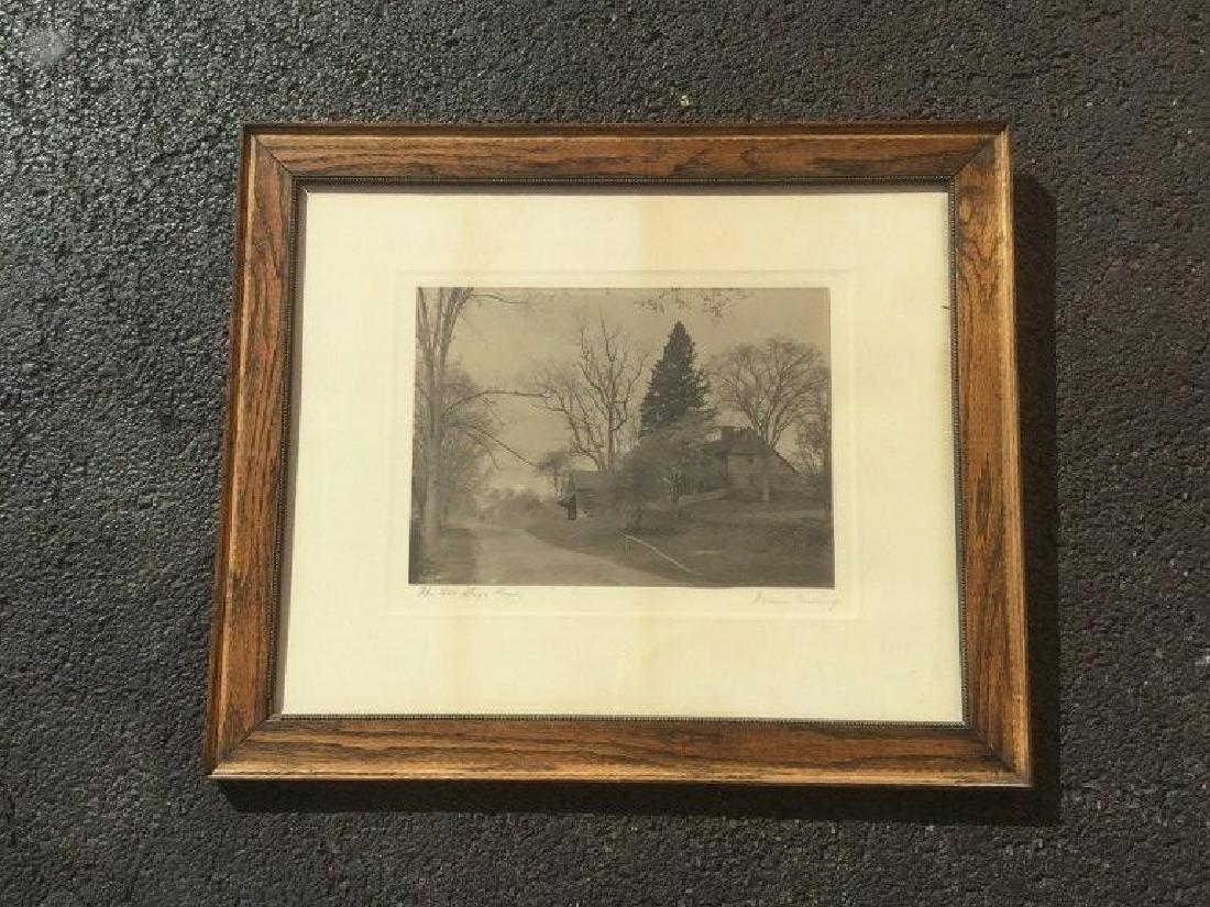 WALLACE NUTTING TITLED THE OLD STAGE ROAD COPYRIGHT (1 of 2)