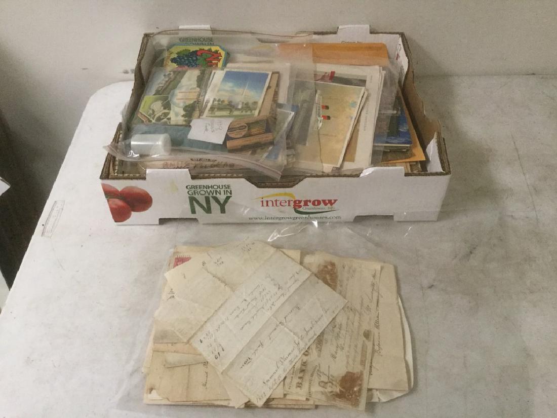 LARGE LOT OF ESTATE EPHEMERA INCLUDING EARLY (1 of 5)