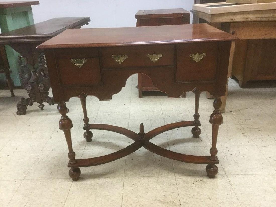 OLDER WILLIAM & MARY STYLE 3 DRAWER CABINET, MADE OF (1 of 7)