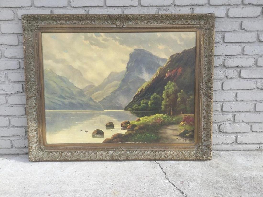 THOMAS C BLAKE (B.1890) BRITISH, O/C TITLED MOUNTAIN (1 of 4)