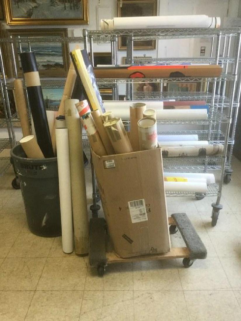 LARGE LOT (APPROX 100 OR MORE)70'S & 80'S POSTERS, MOST (1 of 10)