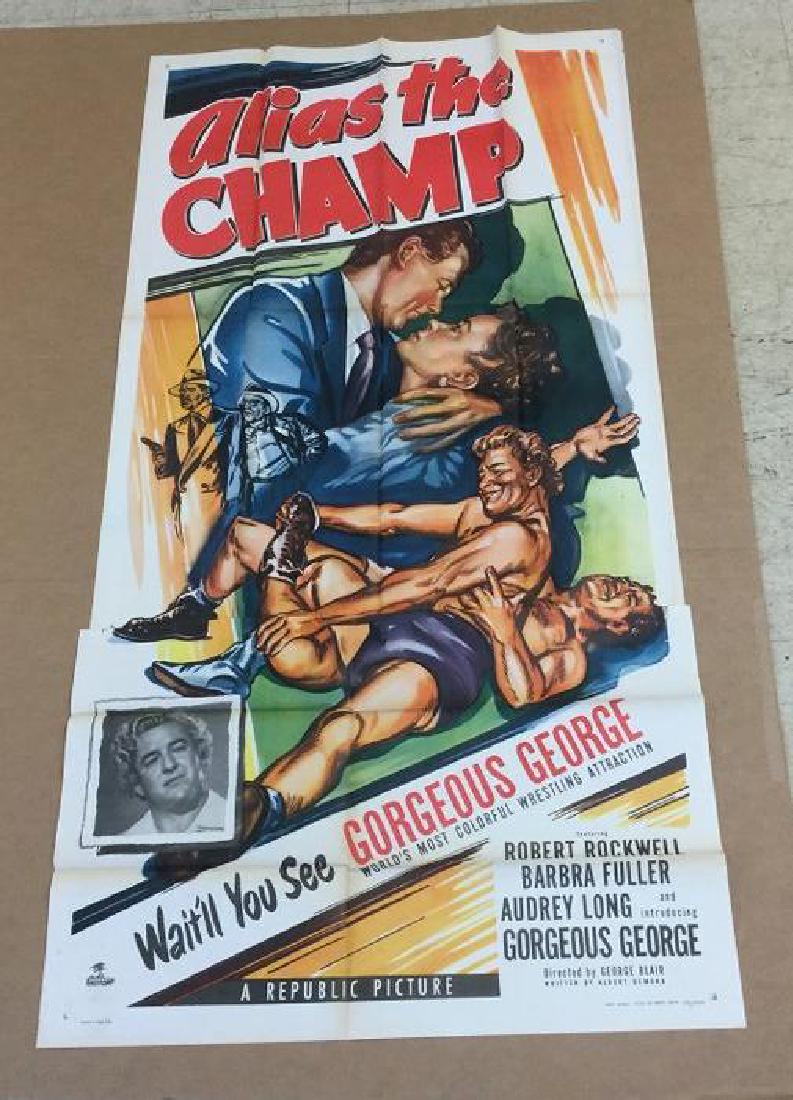 3 SHEET MOVIE POSTER ALIAS THE CHAMP 1949, UNTOUCHED (1 of 1)