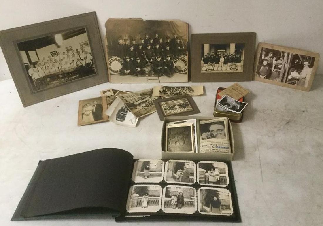 LOT OF EARLY PHOTOGRAPHY WITH LARGE BAND PHOTOS, SNAP (1 of 7)