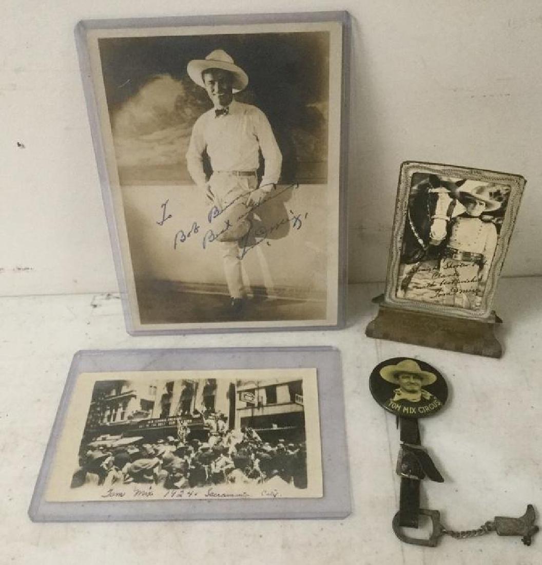 TOM MIX LOT- SIGNED CIRCA 1930'S PHOTOGRAPH, TOM MIX (1 of 5)
