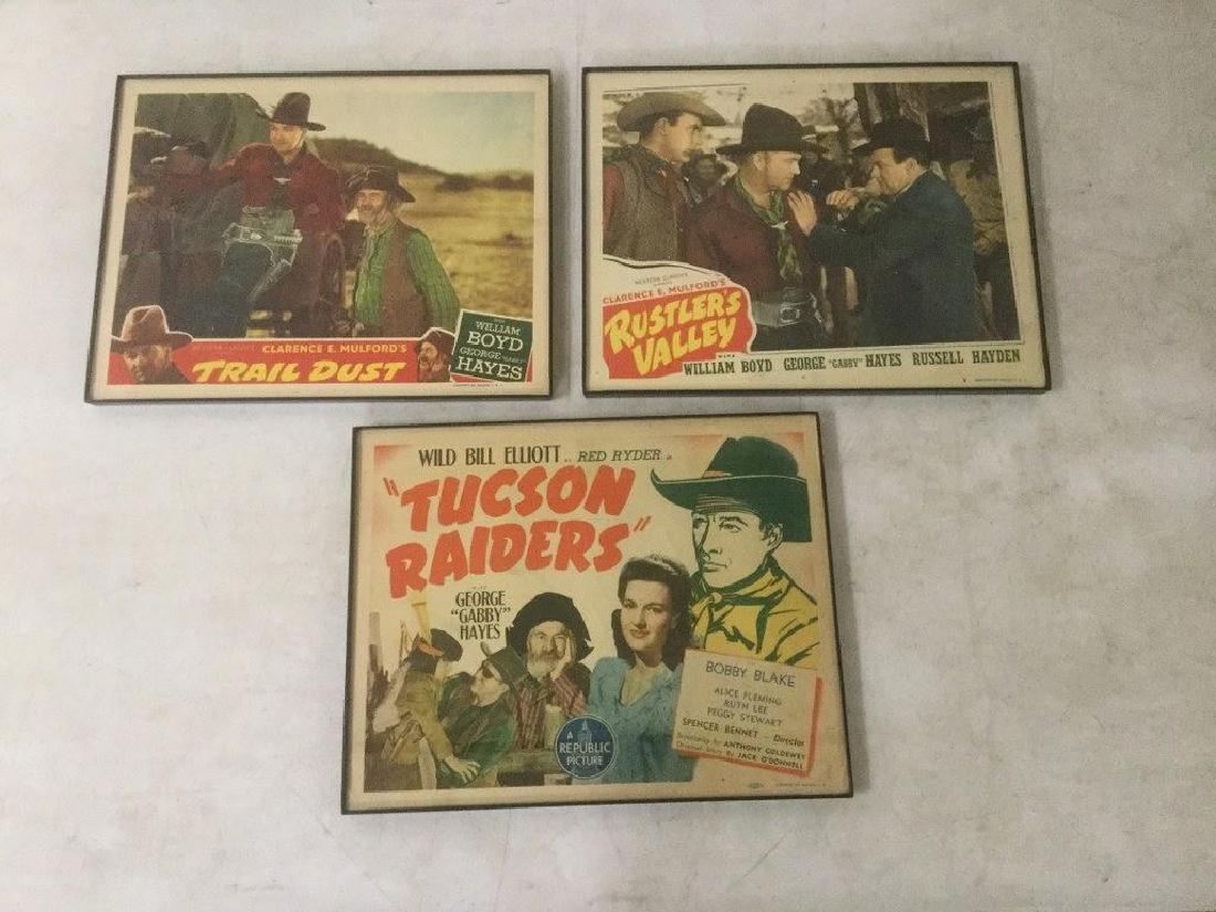 3 WESTERN LOBBY CARDS INCLUDING TRAIL DUST WITH WILLIAM (1 of 1)