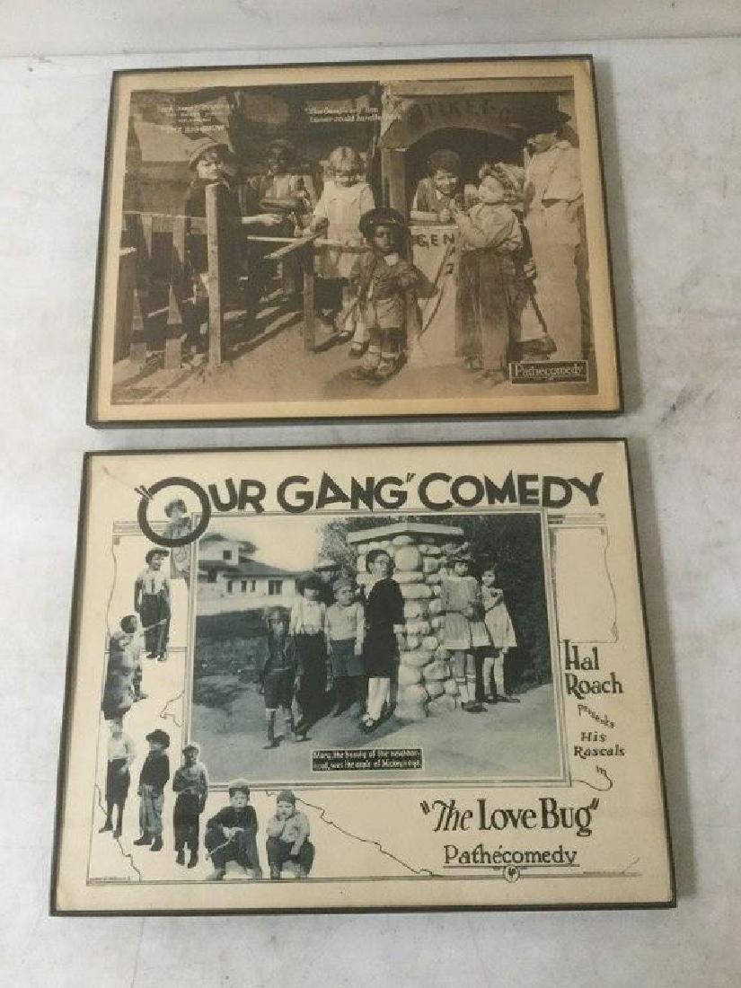 2 EARLY OUR GANG LOBBY CARDS WITH OUR GANG INCLUDING (1 of 3)