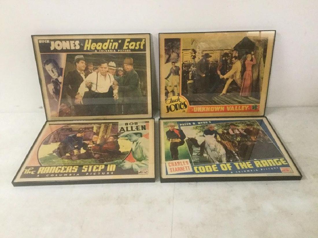 4 MOSTLY WESTERN 1930'S LOBBY CARDS INCLUDING BUCK (1 of 3)
