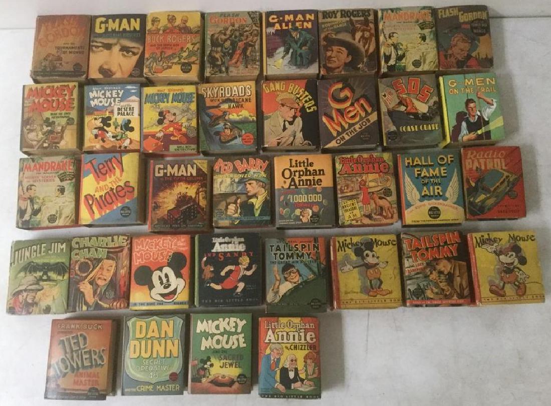 36 BIG LITTLE BOOKS INCLUDING MICKEY MOUSE, LITTLE (1 of 2)