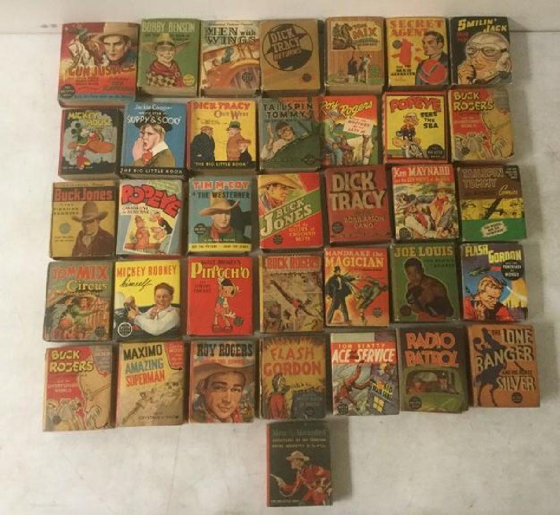 36 BIG LITTLE BOOKS INCLUDING ROY ROGERS, DICK TRACY, (1 of 2)