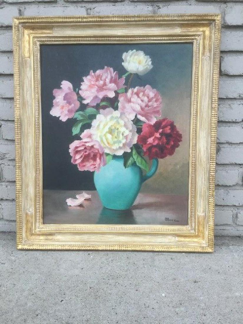 H HOWE O/C FLOWERS IN GREEN PITCHER, IN NEWCOMB-MACKLIN (1 of 5)