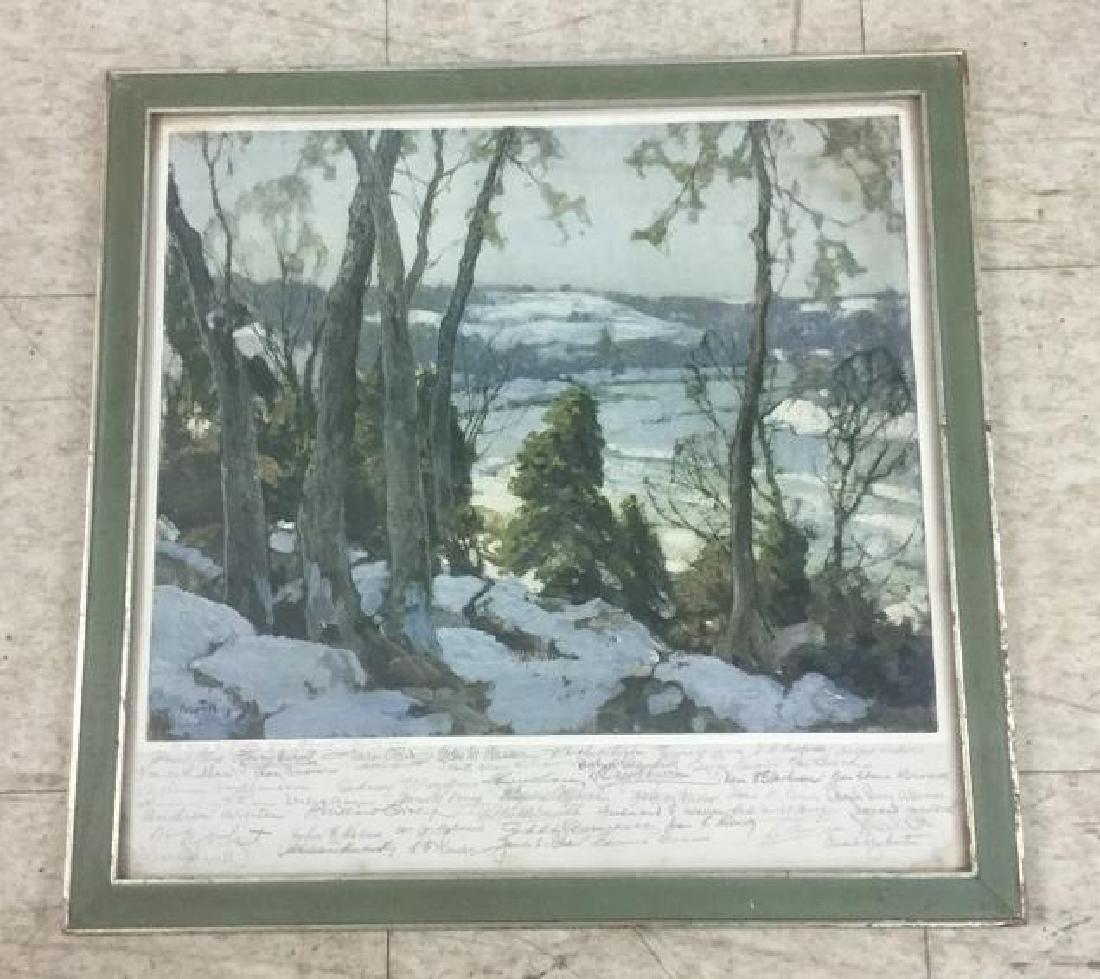 IMPORTANT ARTIST AUTOGRAPHED PRINT TO HENRY B SNELL (1 of 8)