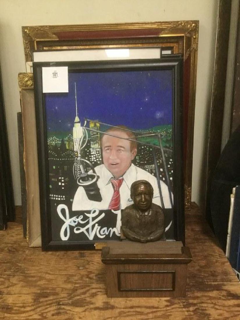 JOE FRANKLIN RADIO HOST ICON- LOT OF FRAMED PRINTS, (1 of 4)