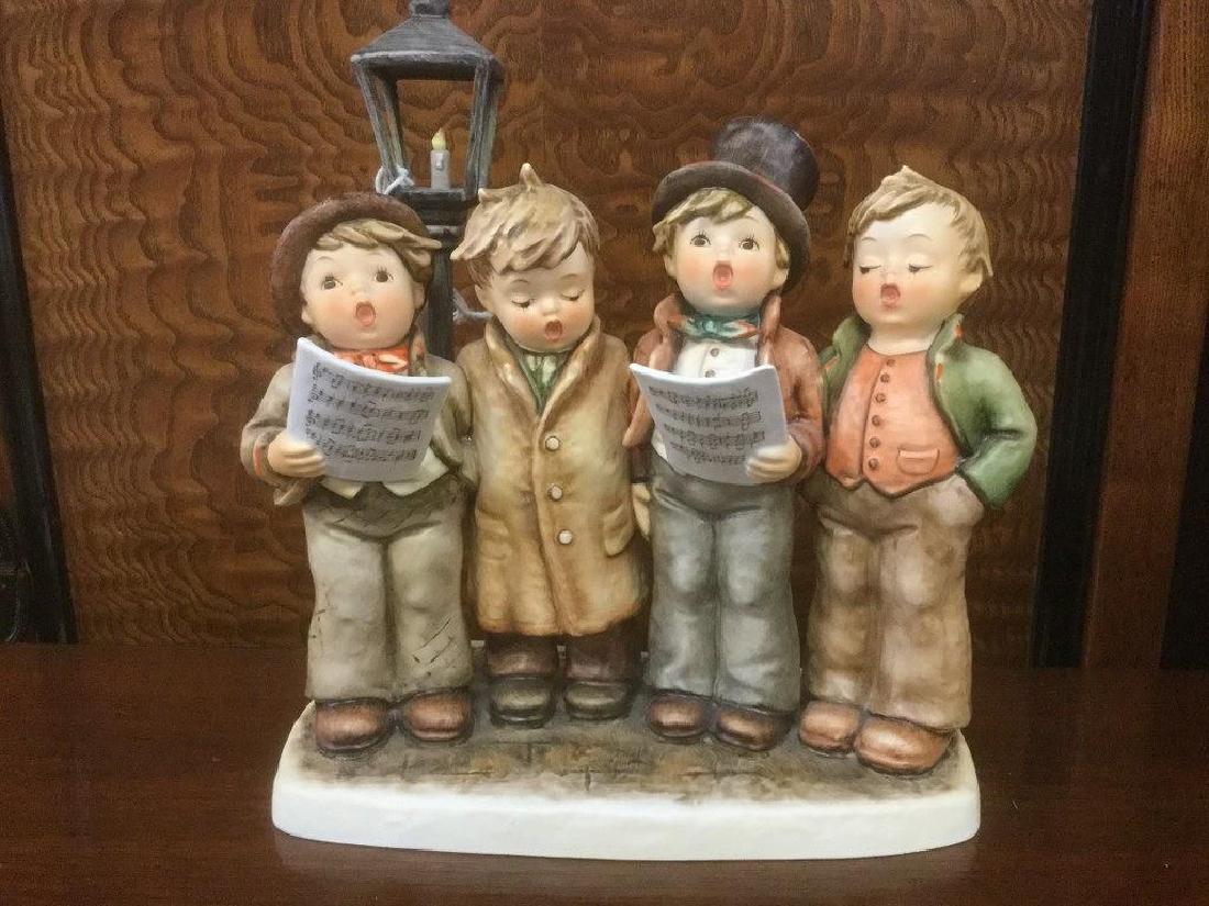 LARGE HUMMEL FIGURINE-HARMONY IN FOUR PAARTS, HUM471, (1 of 3)