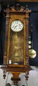GUSTAV BECKER WEIGHT DRIVEN WALL REGULATOR CLOCK, HAS
