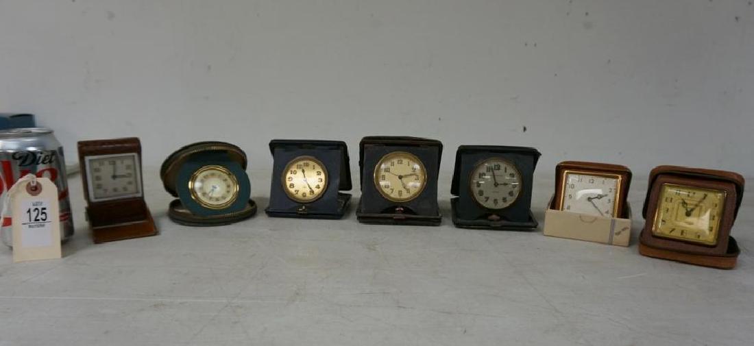 7 TRAVEL CLOCKS IN CASES, FROM THE MARS COLLECTION, AS: 7 TRAVEL CLOCKS IN CASES, FROM THE MARS COLLECTION, AS PICTURED
