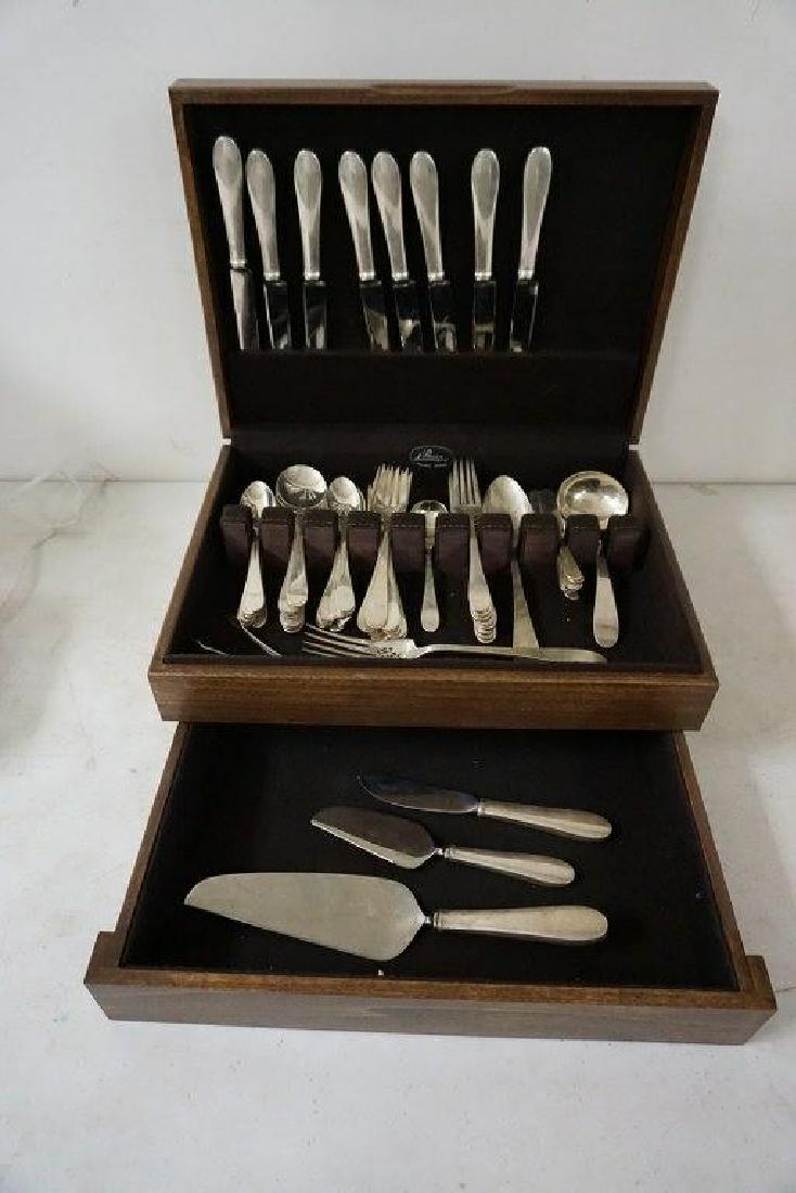 TIFFANY & CO. STERLING SILVER FLATWARE SET, DESCRIBED (1 of 7)