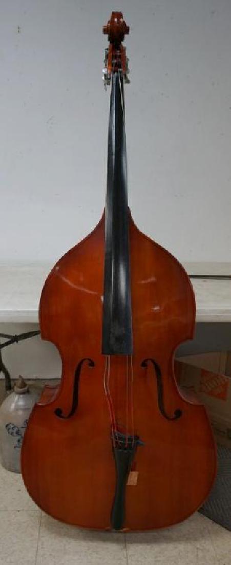 UPRIGHT BASS IN AS FOUND CONDITION, BACK IS SEPARATED (1 of 9)