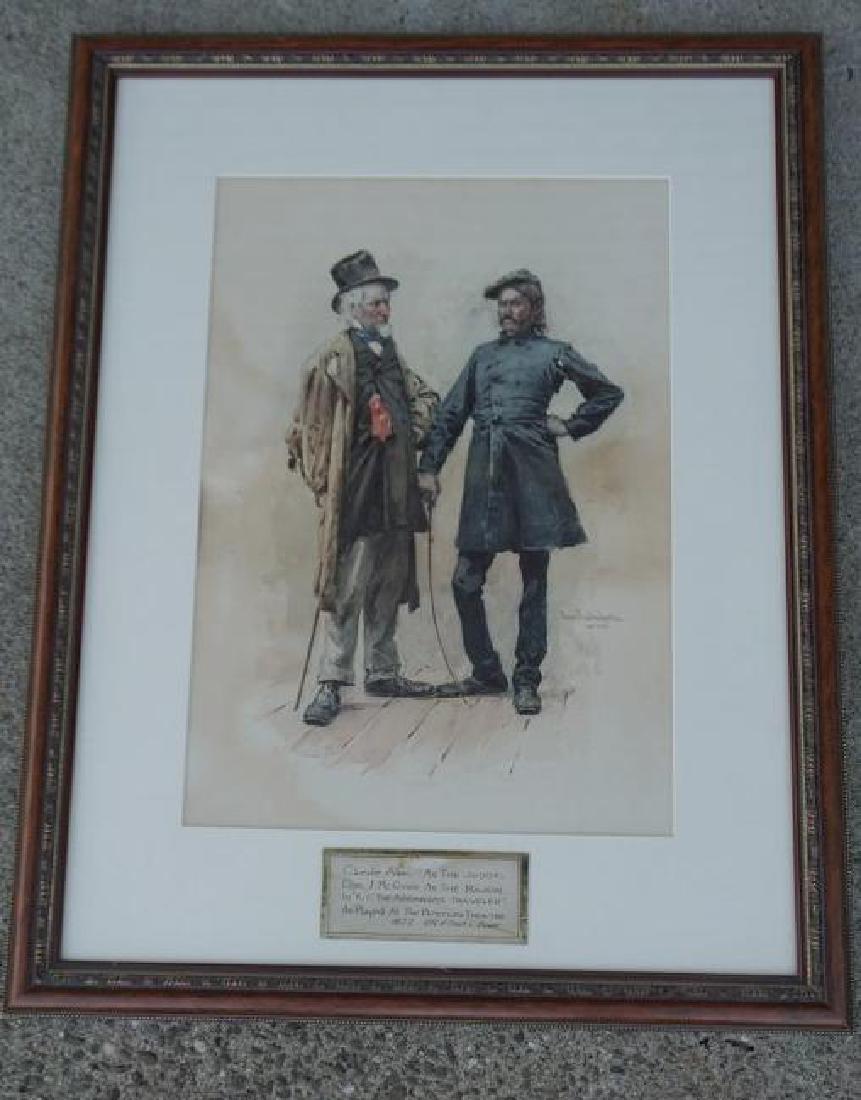 SEARS GALLAGHER 1869-1955 W/C ILLUSTRATION FROM PLAY (1 of 6)