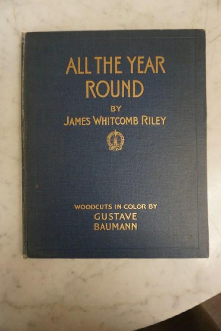BOOK-ALL THE YEAR ROUND, WOODCUTS BY GUSTAVE BAUMANN, (1 of 9)