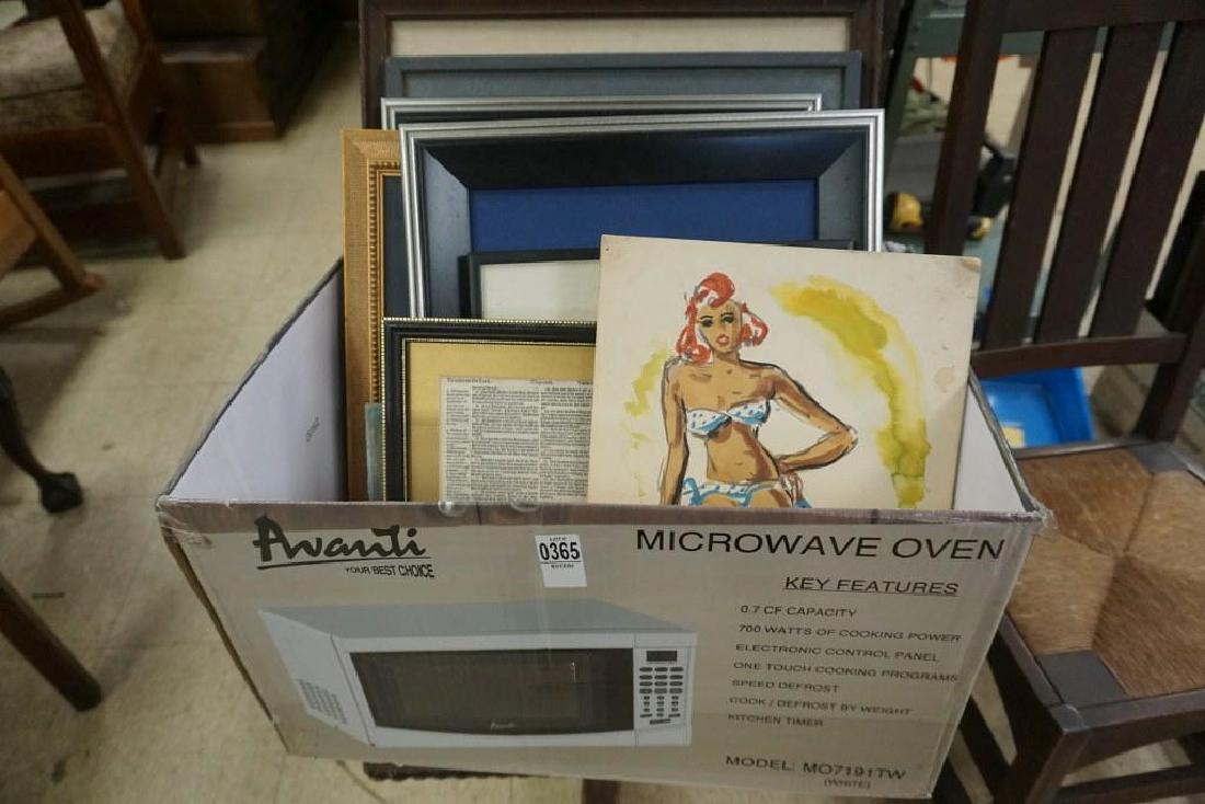 BOX OF MISC. PRINTS, ARTWORK, ETC. FROM ALBANY NY (1 of 8)