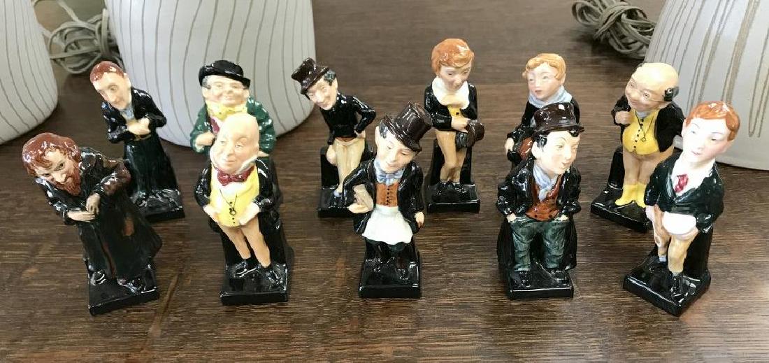 (11) ROYAL DOULTON FIGURES, IN NICE ESTATE CONDITION,: (11) ROYAL DOULTON FIGURES, IN NICE ESTATE CONDITION, MEASURE 4" HIGH OR SOâ€¦.INCLUDES TINY TIM, DAVID COPPERFIELD, URIAH HEEP, PICKWICK, MICAWBER, JINGLE, FAGIN, TONY WELLER, ARTFUL DODGER, TROT
