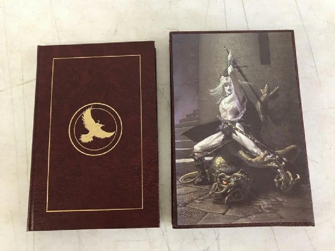 MICHAEL MOORCOCK THE VANISHING TOWER ARCHIVAL PRESS: MICHAEL MOORCOCK THE VANISHING TOWER ARCHIVAL PRESS EDITION, WITH SLIPCASE. SIGNED TO IAN AND BETTY BALLANTINE. FIRST US HARDCOVER EDITION, 1981. EXCELLENT CONDITION. FROM THE BEARSVILLE, N.Y. ESTATE 