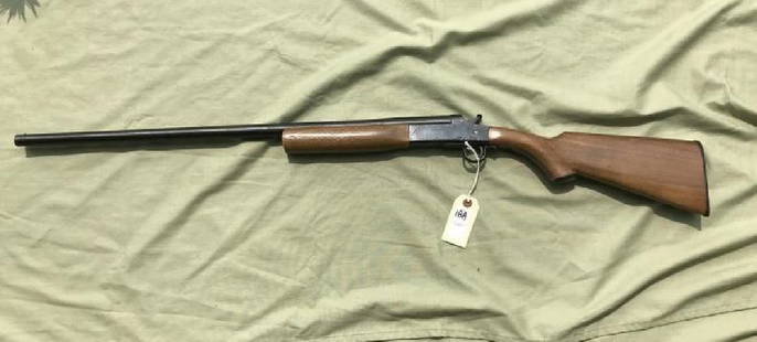 BRAZIL 20 GUAGE BREAK OPEN SHOTGUN, 2 1/4" CHAMBER,: BRAZIL 20 GUAGE BREAK OPEN SHOTGUN, 2 1/4" CHAMBER, SERIAL #347012, FIF CORPORATION, FROM LOCAL KINGSTON ESTATE, AS PICTURED