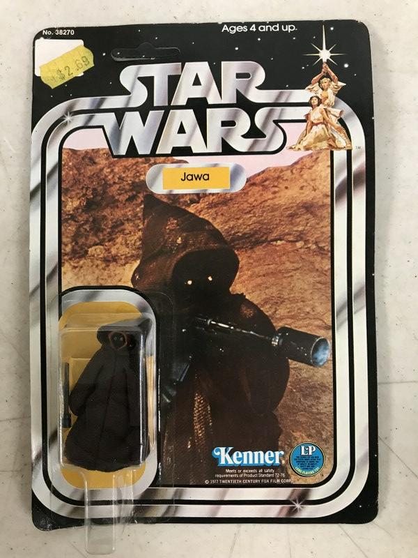 KENNER 1977 STAR WARS JAWA FIGURE IN UNOPENED BLISTER (1 of 2)