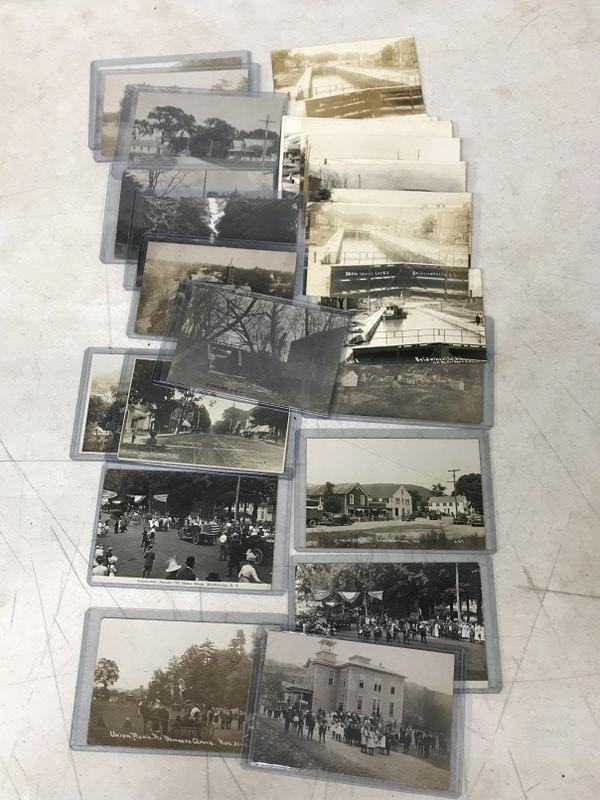 (50) RPPC MOSTLY UPSTATE, NEW YORK, INCL. MANY SMALL (1 of 4)