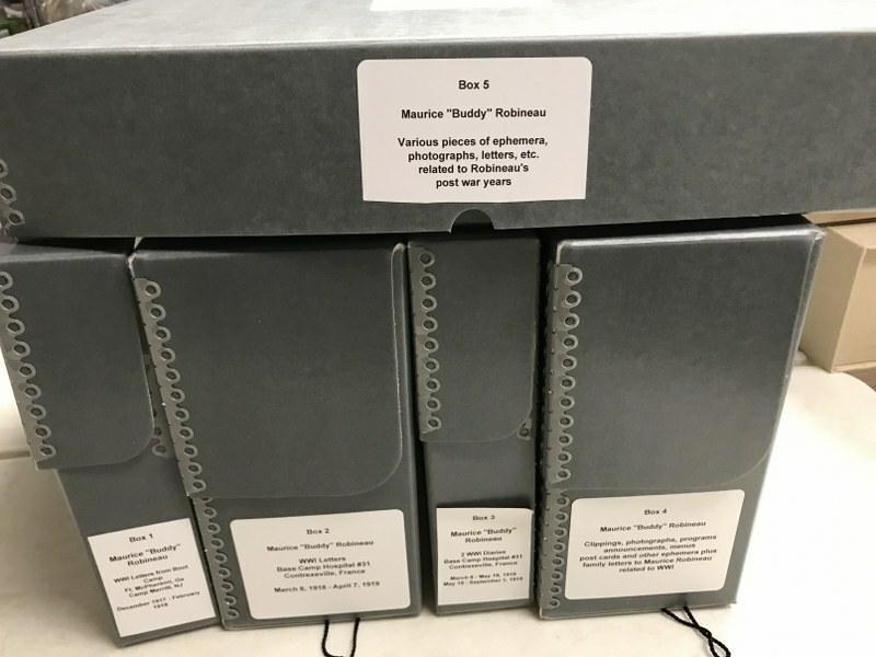 5 BOX ARCHIVE OF MAURICE H. ROBINEAU OF LETTERS, (1 of 10)