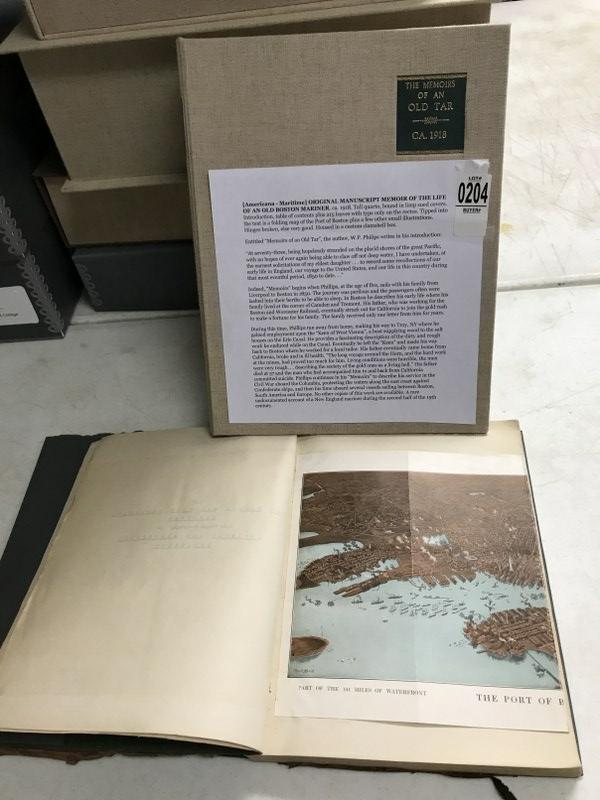 ORIGINAL MANUSCRIPT MEMOIR OF THE LIFE OF AN OLD BOSTON (1 of 7)